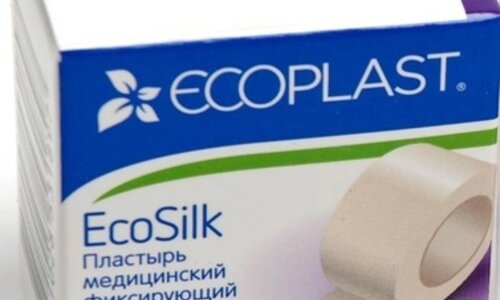 Экопласт Экосилк пластырь фиксир 2,5смX500см текстил