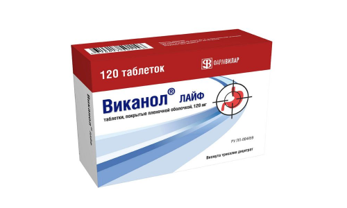 Виканол Лайф таб ппо 120мг №120