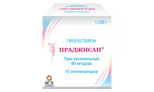 Праджисан, гель ваг 90мг/доза 1,125г аппликаторы №15