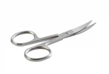 Зингер ножницы маникюр д/ногтей  В-116D-SH-IS закруг с ручн заточкой полуматов 31531