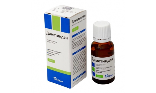 Диметинден, капли д/приема внутрь 1мг/мл фл 20мл