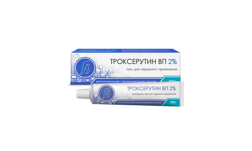 Троксерутин-ВП, гель д/наружн примен 2% 100г