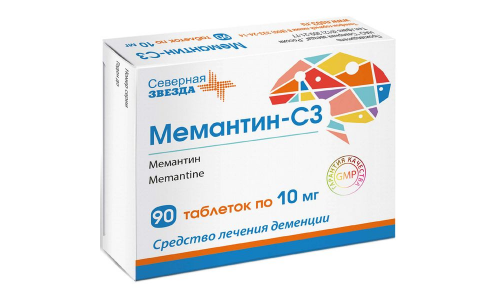 Мемантин-СЗ, таб ппо 10мг №90