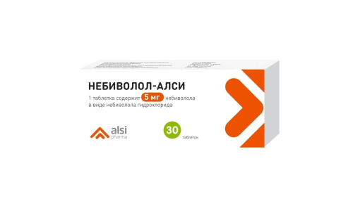 Небиволол-Алси, таб 5мг №30