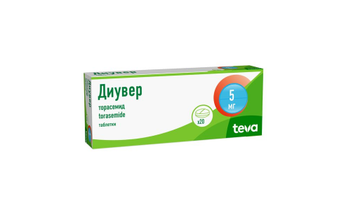 Диувер таб 5мг №20 фото 3
