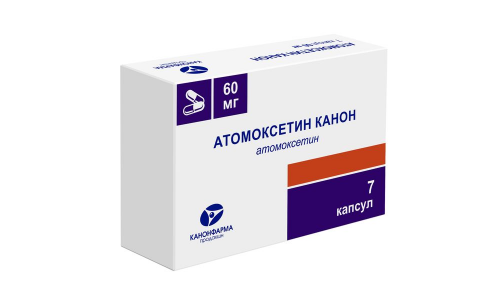 Атомоксетин-Канон капс 60мг №7
