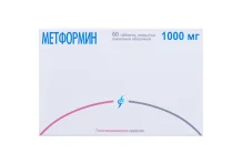 Метформин таб по 1000мг №60
