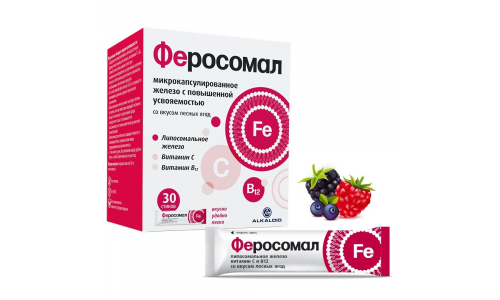 Феросомал, пор д/приема внутрь стик-пак 1,8г №30