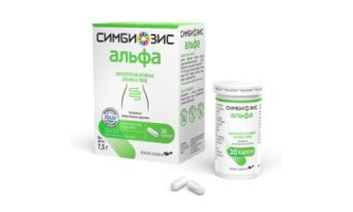 Симбиозис Альфа, капс 250мг №30 фото 2