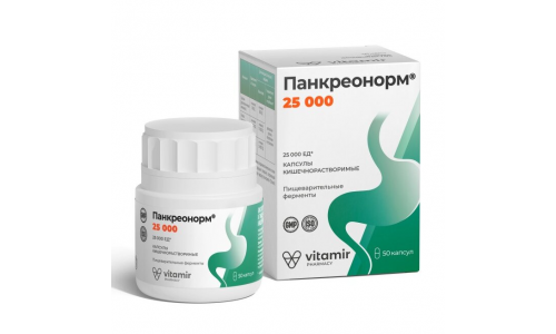 Панкреонорм 25000, капс №50