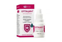 Оптацин-Офтальмолор, капли глазн и ушн 1мг/мл+3мг/мл фл-кап 5мл