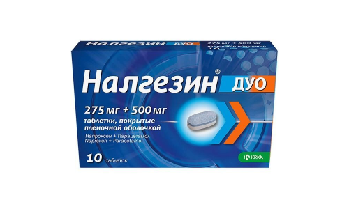 Налгезин Дуо, таб ппо 275мг+500мг №10