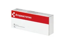 Аторвастатин, таб ппо 10мг №30