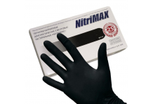 Перчатки р.M №100шт нитриловые н/ст н/опуд DR MAX черные