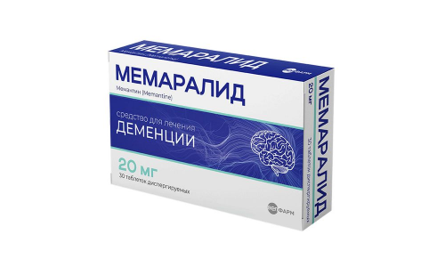 Мемаралид, таб дисперг 20мг №30