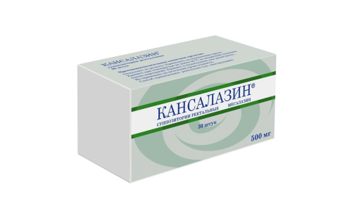 Кансалазин, супп рект 500мг №30