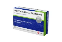 Леветирацетам Велфарм, таб ппо 500мг №60