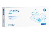 Shefox повязка-пластырь неткан осн стер 8х15см №25