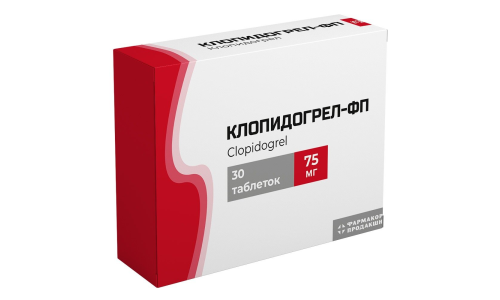 Клопидогрел-ФП, таб ппо 75мг №30