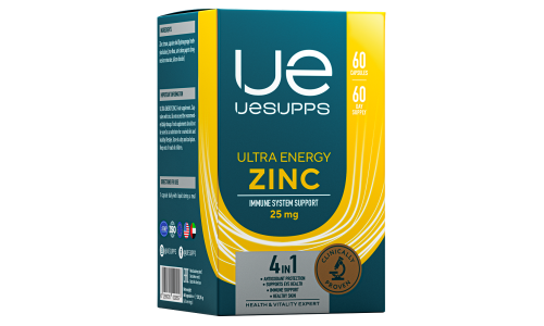 Uesupps Ультра Энерджи Цинк, капс №60