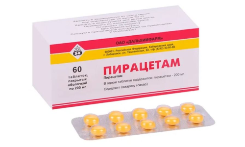 Пирацетам, таб по 200мг №60