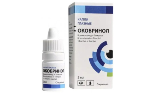Окобринол, капли глазные 10мг/мл+5мг/мл фл 5мл