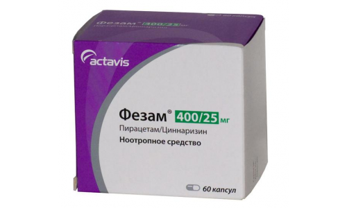 ФЕЗАМ, КАПСУЛЫ 400МГ+25МГ №60