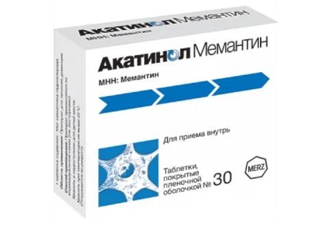 Акатинол Мемантин, таблетки ппо 10мг №30