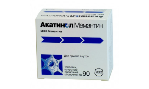Акатинол Мемантин, таблетки ппо 10мг №90