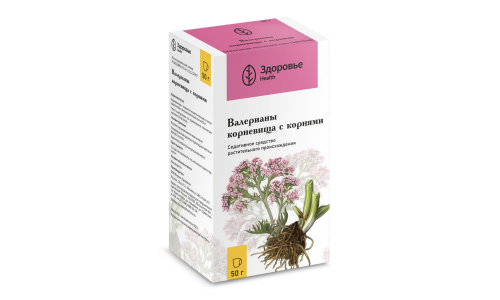 Валериана корневища и корни, пачка 50г