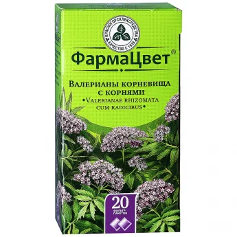 ВАЛЕРИАНА КОРНЕВИЩА С КОРНЯМИ, ФИЛЬТР-ПАКЕТЫ 1.5Г №20 Купить ВАЛЕРИАНА КОРНЕВИЩА С КОРНЯМИ, ФИЛЬТР-ПАКЕТЫ 1.5Г №20
