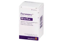 Логимакс, таблетки ппо с пролонг высвоб 5мг+50мг №30