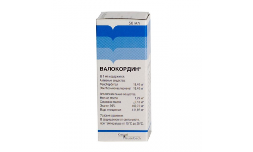 ВАЛОКОРДИН, КАПЛИ 50МЛ