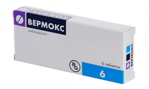 Вермокс, таблетки 100мг №6