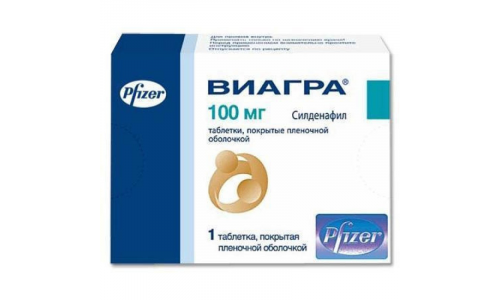ВИАГРА, ТАБЛЕТКИ 100МГ №1