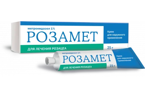 Розамет, крем для наруж примен 1% 25г