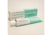 Синтомицин, линим 10% 25г