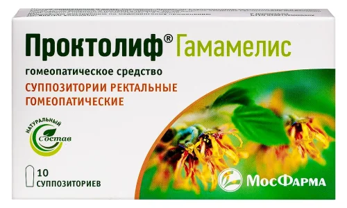 Проктолиф-Гамамелис, супп рект №10
