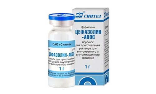 Цефазолин-АКОС в/в и в/м, пор д/инъ 1г №1