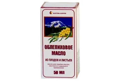 Облепиховое масло, для внутр и местн примен фл 50мл