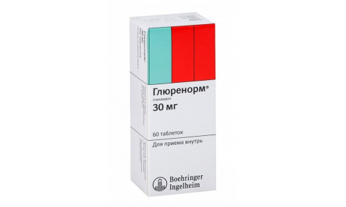 Глюренорм, таблетки 30мг №60