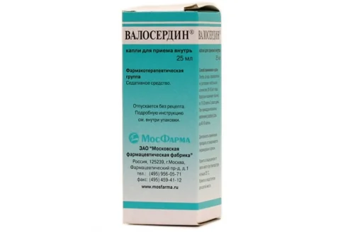 Валосердин, капли 25мл