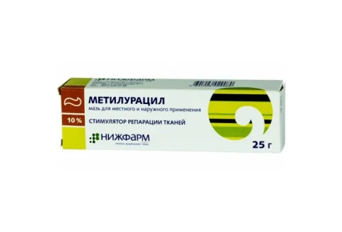 Метилурацил, мазь для мест и наруж примен 10% 25г