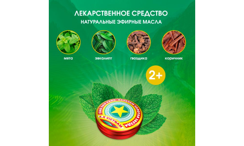 Золотая Звезда Бальзам, мазь для наруж примен 4г фото 3