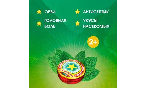 Золотая Звезда Бальзам, мазь для наруж примен 4г фото 4