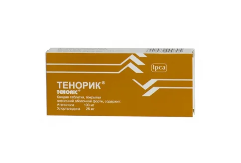 Тенорик, таблетки ппо 100мг+25мг №28