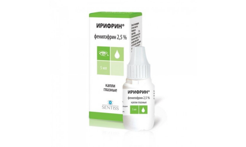 Ирифрин, капли глазн 2,5% фл-кап 5мл