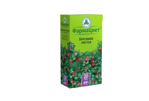 Брусника листья, фильтр-пакеты 1,5г №20