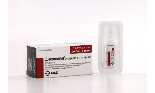 Дипроспан, суспензия для ин 2+5мг/мл амп 1мл №1 фото 4