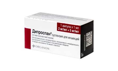 Дипроспан, суспензия для ин 2+5мг/мл амп 1мл №1 фото 3